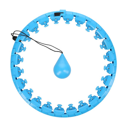 Weighted Blue Hula Hoop for Fitness