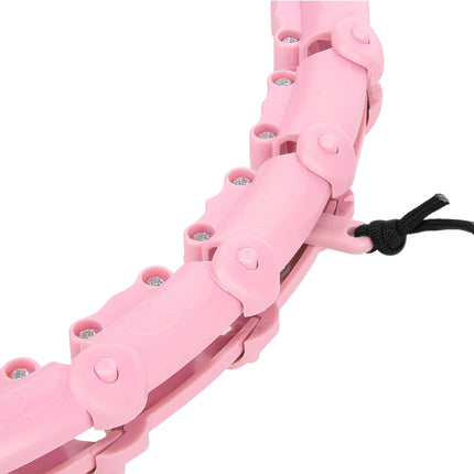 Weighted Hula Hoop, Light Pink, Fitness Exercise