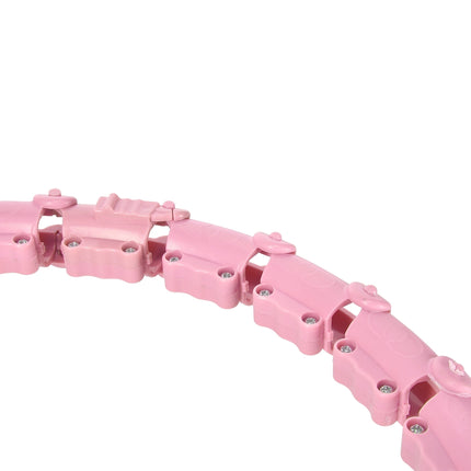 Weighted Hula Hoop, Light Pink, Fitness Exercise