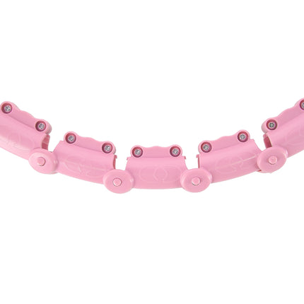 Weighted Hula Hoop, Light Pink, Fitness Exercise