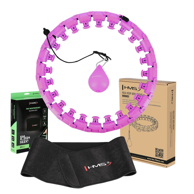 Weighted Hula Hoop, Violet, Plus Size, Waist Support
