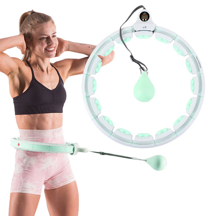 Weighted Hula Hoop with Counter and Waist Support
