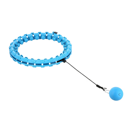 Weighted Hula Hoop with Waist Support, Blue/Red