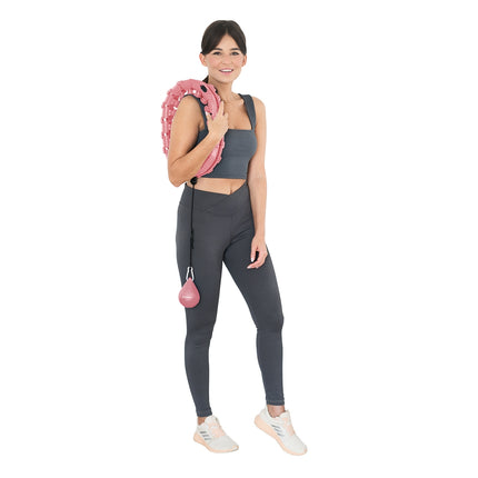 Weighted Pink Hula Hoop for Fitness