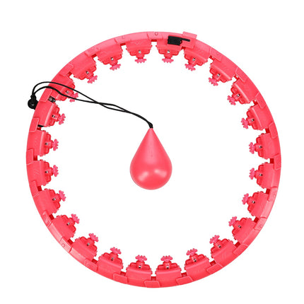 Weighted Red Hula Hoop for Fitness