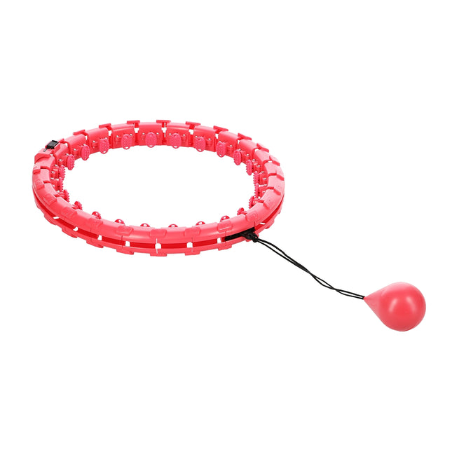 Weighted Red Hula Hoop for Fitness