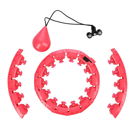 Weighted Red Hula Hoop for Fitness