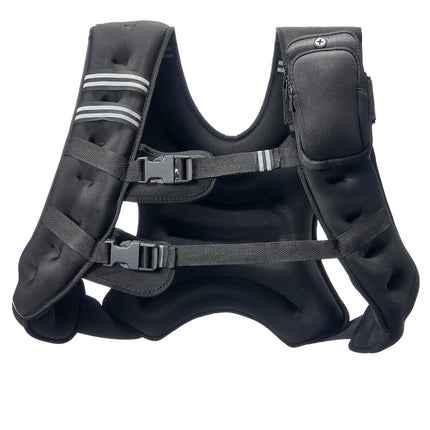 Weighted Vest 30 lb, Reflective Stripe, Adjustable Buckle