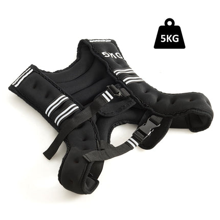 Weighted Vest 5kg, Neoprene, Adjustable Straps, Reflective