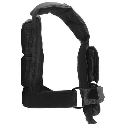 Weighted Vest, Adjustable 35 lb, Iron Weights, Reflective