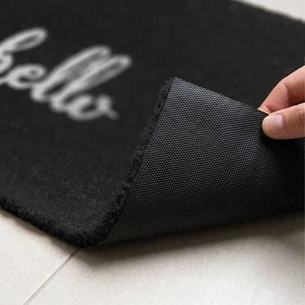 Welcome Coir Doormat, Non-Slip, 60x40 cm