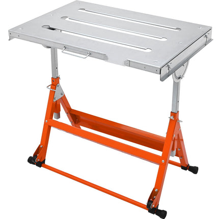 Welding Table 30 x 20 In, 400 Lb, Adjustable, Wheels