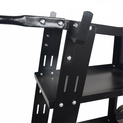 Welding Trolley with Gas-Bottle Platform and Shelves