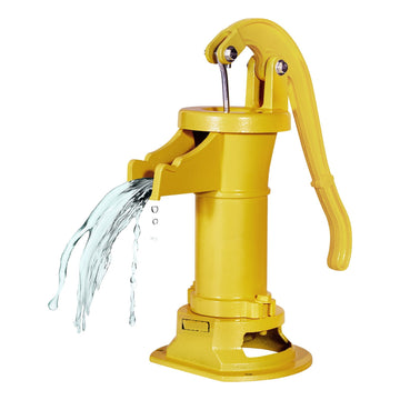 Well Hand Water Pump, Cast Iron, 25 Ft Lift, 1-1/4 In NPT