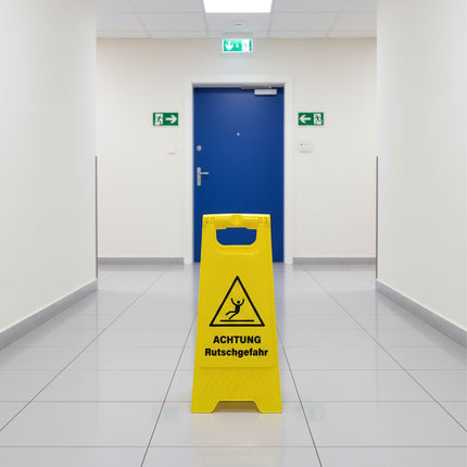 Wet Floor Warning Sign Set, Foldable, 3-Pack
