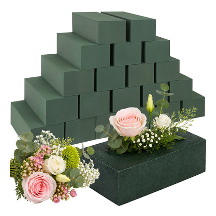 Wet Floral Foam Blocks 23x11x8cm, 20 Pack for Flowers