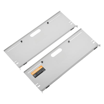 Wheel Alignment Toe Plate Set, 2-Pack, Stainless Steel