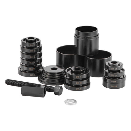 Wheel Bearing Press Kit, 23-Piece FWD Set With Case