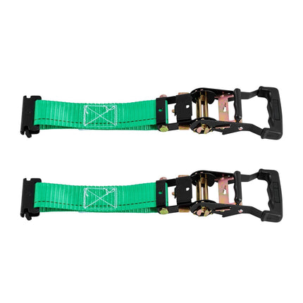 Wheel Chock Tie-Down Kit, 2-Inch x 96-Inch Straps