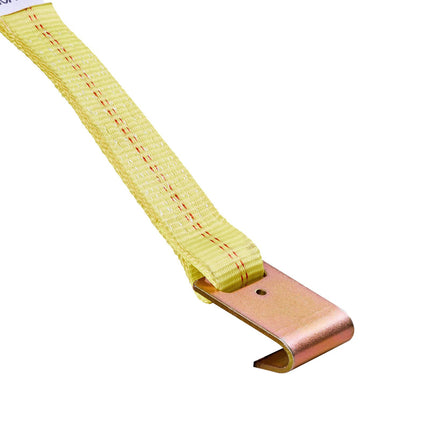 Wheel Chock Tie-Down Kit, 2 x 120 in, Flat Hooks