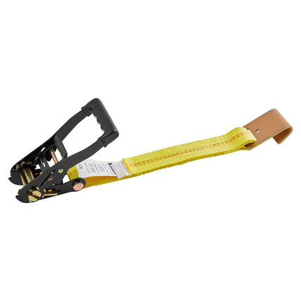 Wheel Chock Tie-Down Kit, 2 x 120 in, Flat Hooks