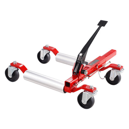 Wheel Dolly 1500 lb, Ratchet Lift, 360-Degree Casters