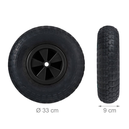Wheelbarrow 3.50-6 with black profile