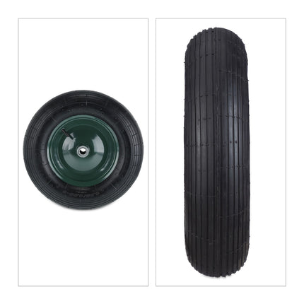 Wheelbarrow Spare Tyre, Pneumatic 4.00-8 Inch