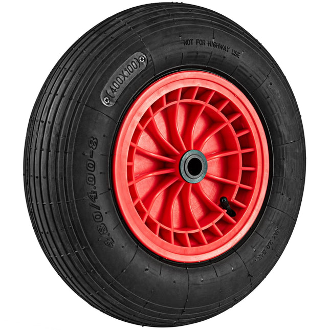Wheelbarrow Tire 4.80/4.00-8, Rubber, 250kg Capacity