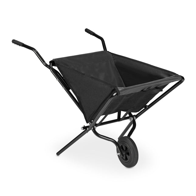 Wheelbarrow foldable black