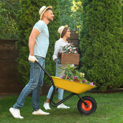 Wheel barrow set of 2 with hose