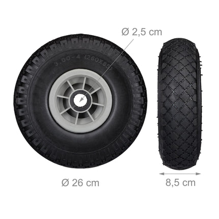 Wheelbarrow wheels 2 pcs.