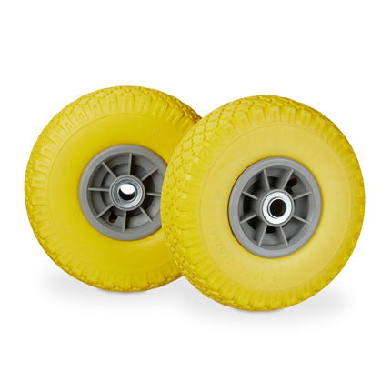 Wheelbarrow wheels PU rubber, 2 pcs.