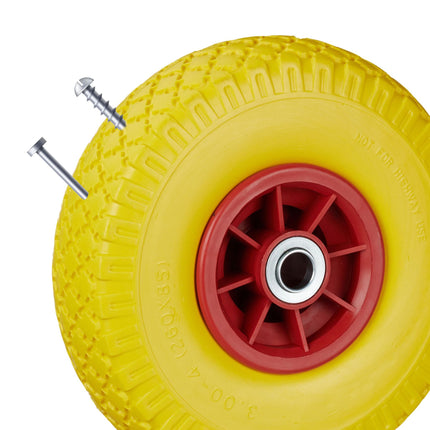 Wheelbarrow wheels PU rubber, 2 pcs.