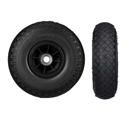 Wheelbarrow wheels PU rubber, 2 pcs.