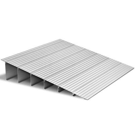 Wheelchair Door Threshold Ramp, 6-Inch Rise, 800 lb, Aluminum