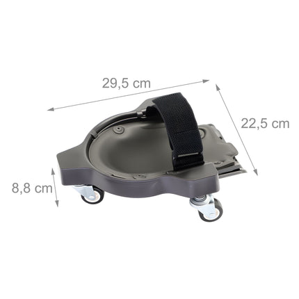 Wheeled Knee Pads with Castors for Flooring Work