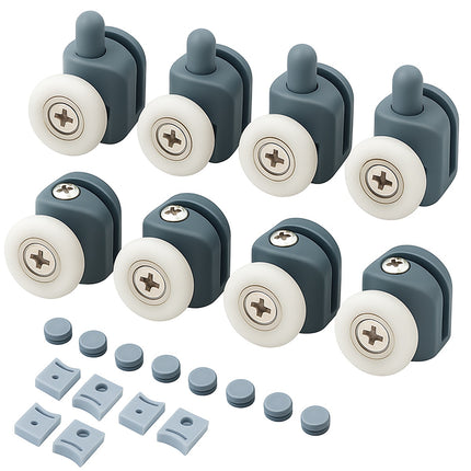 Wheel for a shower cabin - set of 8