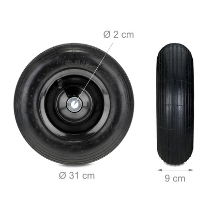 Wheel for wheelbarrow 3.50-6