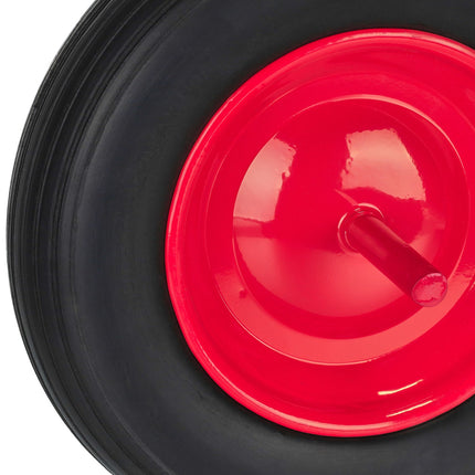 Wheel for wheelbarrow 3.50-8 with fixed axle