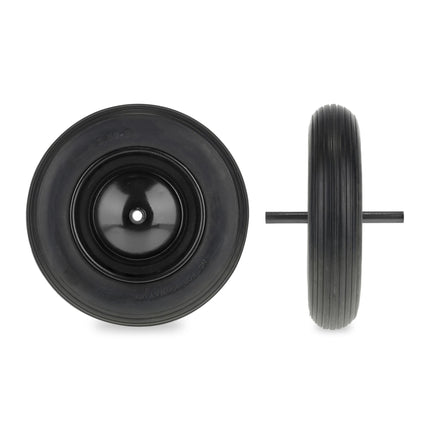 Wheel for wheelbarrow 3.50-8 with fixed axle