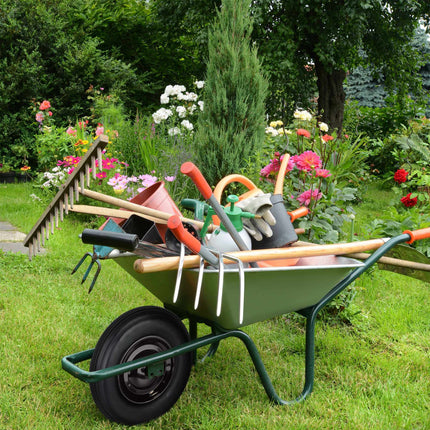 Wheel for wheelbarrow 3.50-8 with fixed axle
