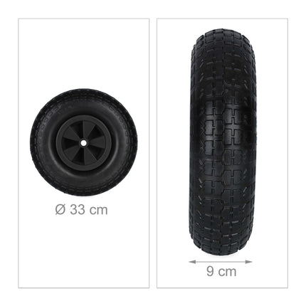 Wheel for wheelbarrow 4.00-6 in black