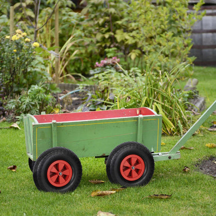 Wheel for wheelbarrow 4.00-6 in black/red