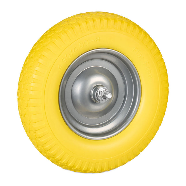 Wheel for wheelbarrow 4.00-8 with axle