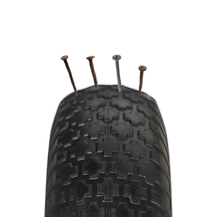 Wheel for wheelbarrow 4.00-8 with axle
