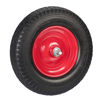 Wheel for wheelbarrow 4.00-8 with axle