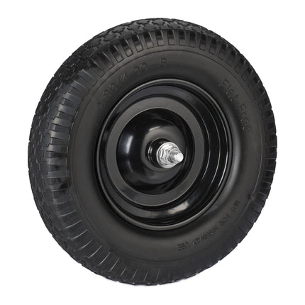 Wheel for wheelbarrow 4.00-8 with axle