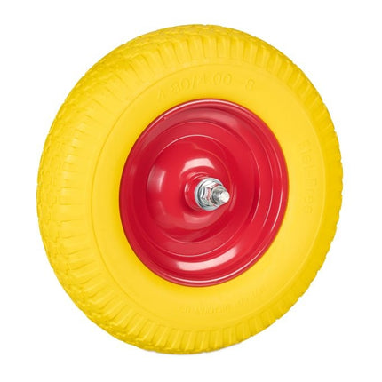 Wheel for wheelbarrow 4.00-8 with axle