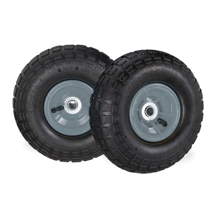 Wheel set for hand truck 2 pcs 3.5-4
